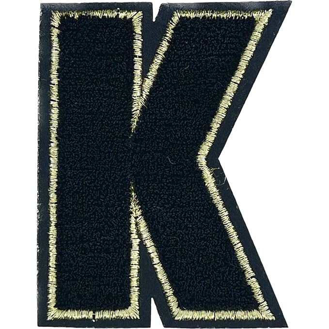 Letter P Hot fix Or Sew Patch