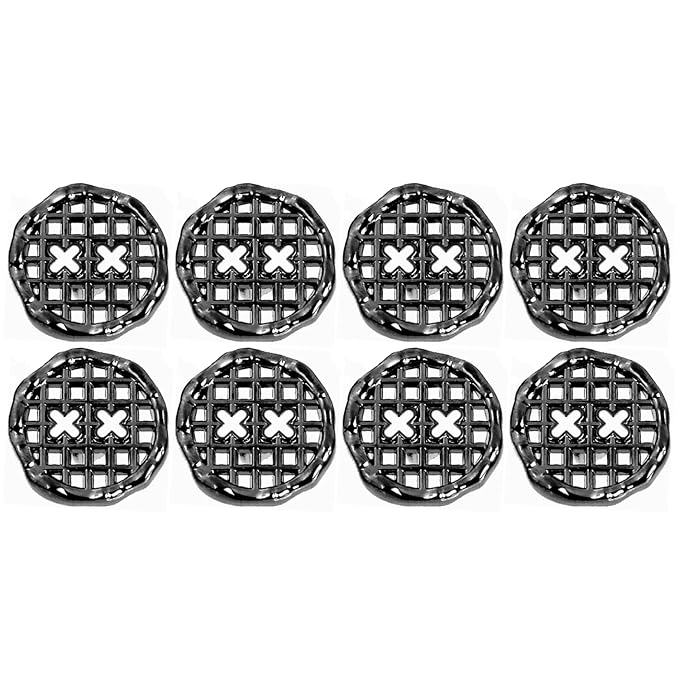 Grid Openwork Metal Buttons