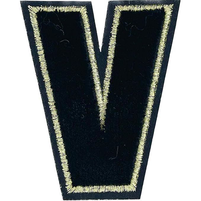 Letter I Hot fix Or Sew Patch