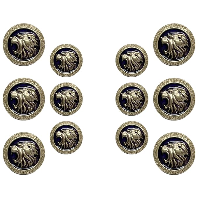 Royal Roars Lion Abs Shank Buttons