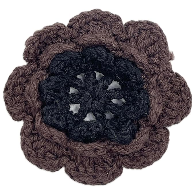 Flower Layered Crochet Sew Patches