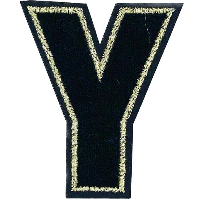 Letter L Hot fix Or Sew Patch