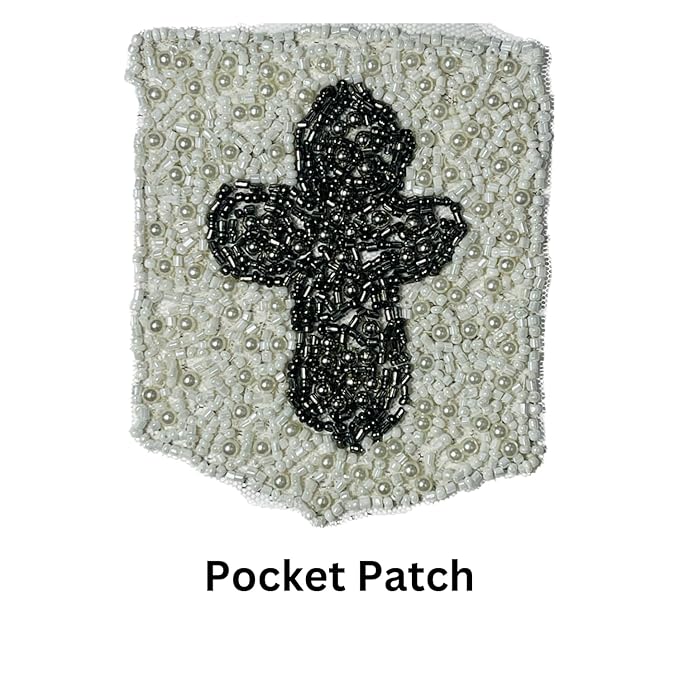 Shield Style Beaded Patch