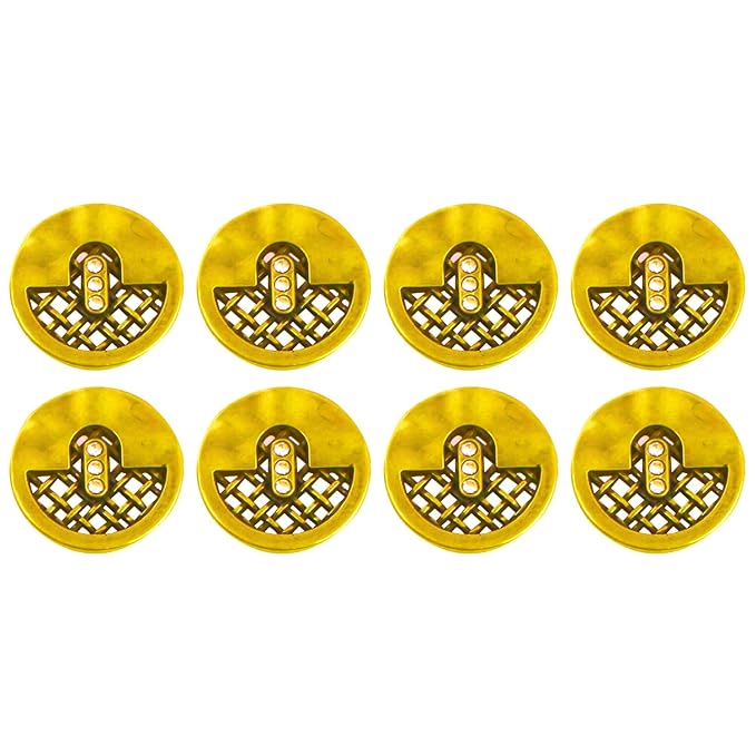 Metal Buttons Mesh Pattern