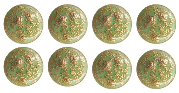 Floral Elegance Metal Buttons