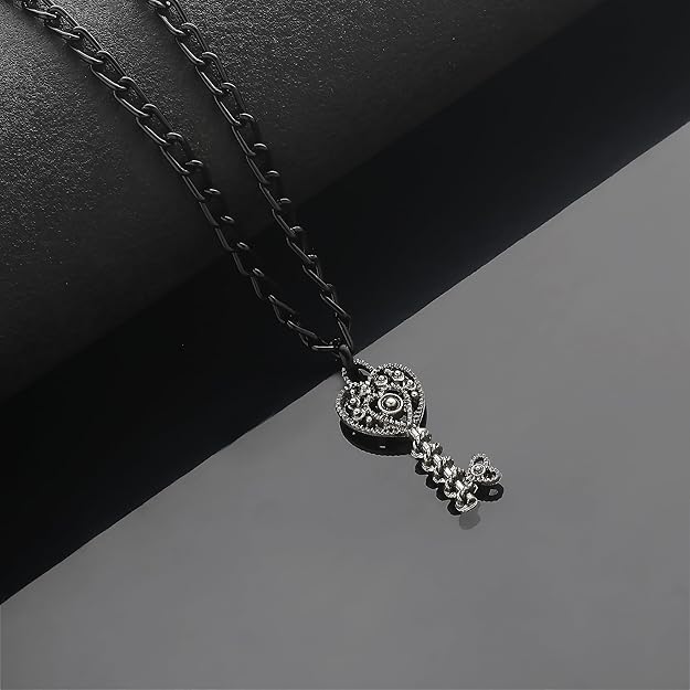 Matte black Teardrop Chain