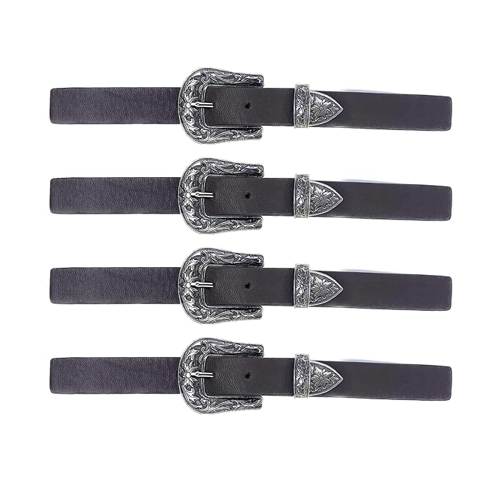 Prong Six Designs Sew on Leather Buckles PU Leather Clip Buckle