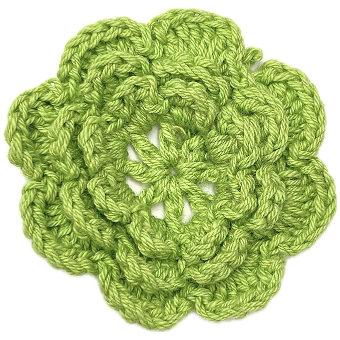 Crochet Flower Sew On Applique Patches