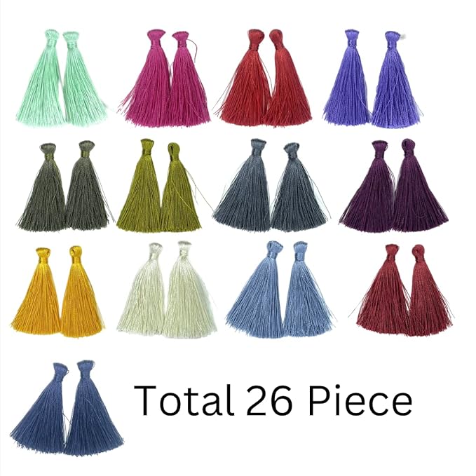 Multicolor tassels