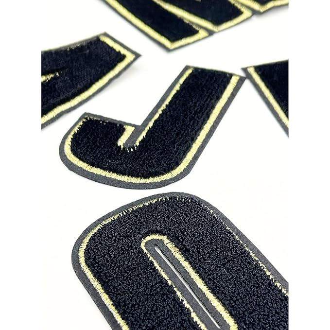 Letter E Hot fix Or Sew Patch