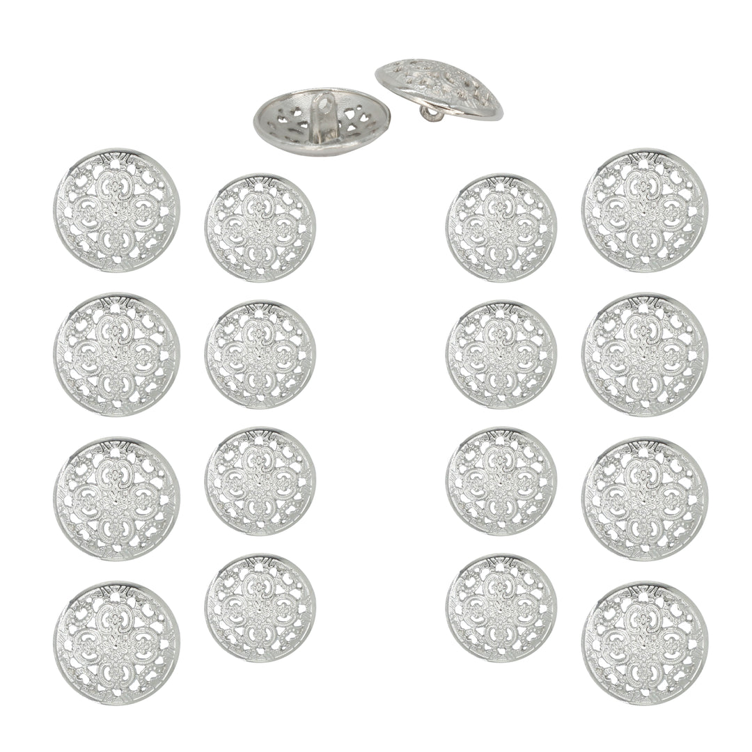 Cutwork Metal Button