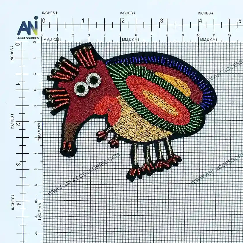 Beaded Echidna Patch