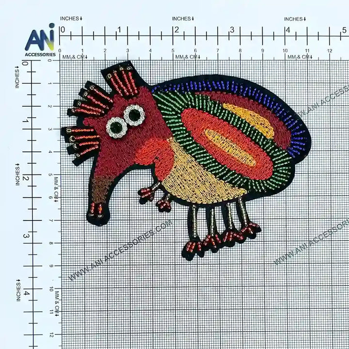 Beaded Echidna Patch