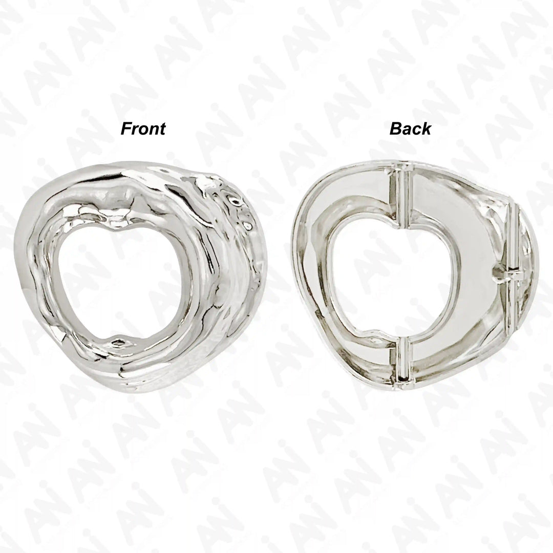 Shiny Silver Metal Buckle