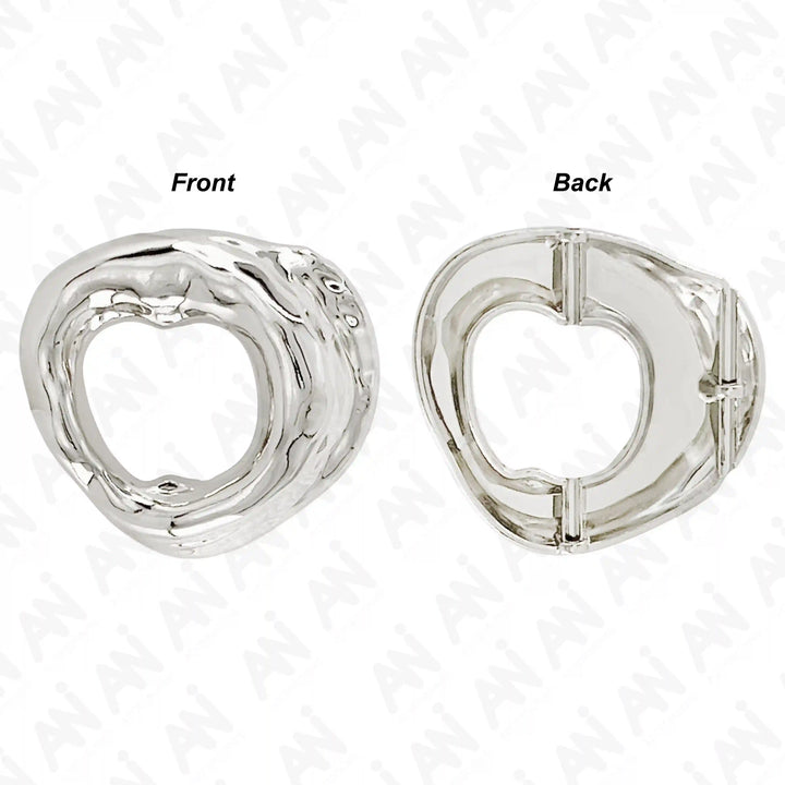 Shiny Silver Metal Buckle