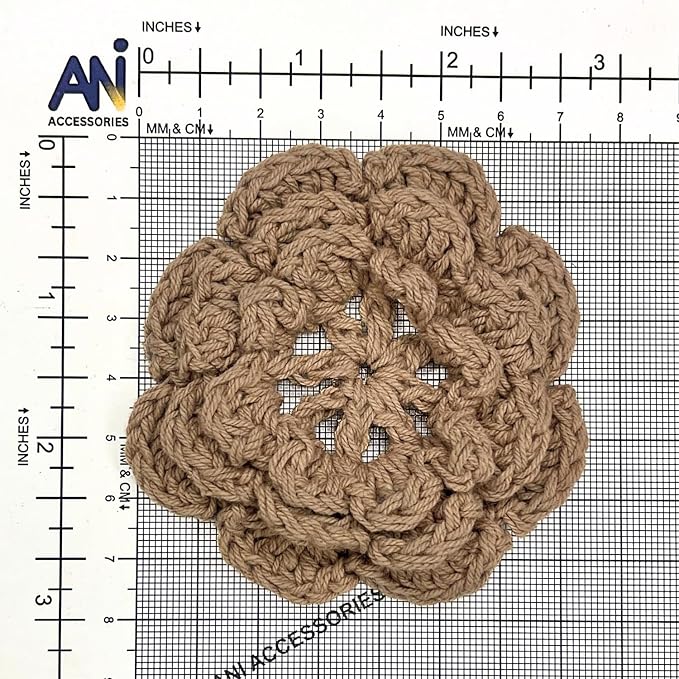 Crochet Flower Sew On Applique Patches