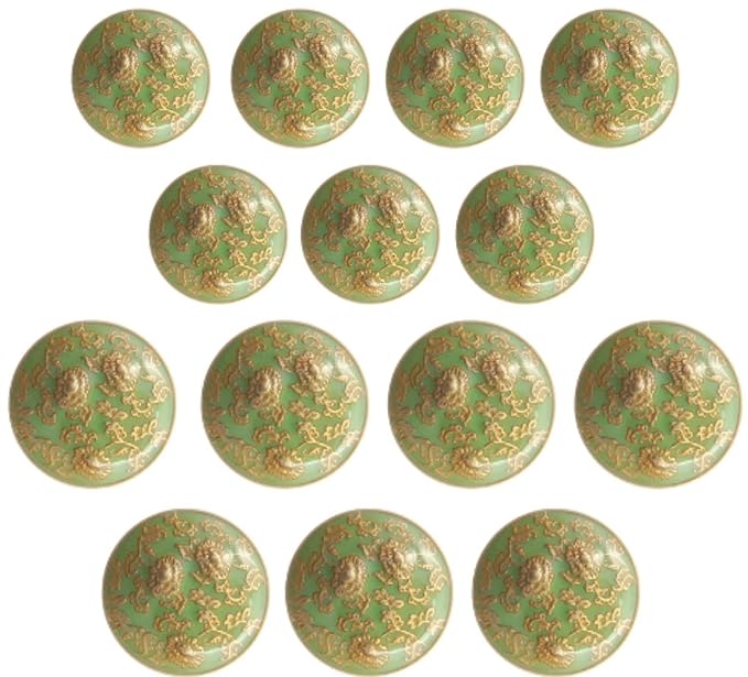 Floral Elegance Metal Buttons