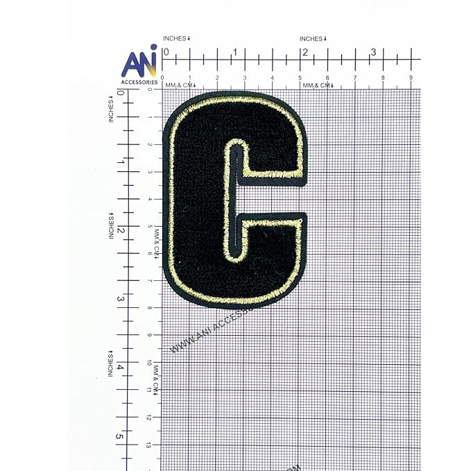 Letter Q Hot fix Or Sew Patch