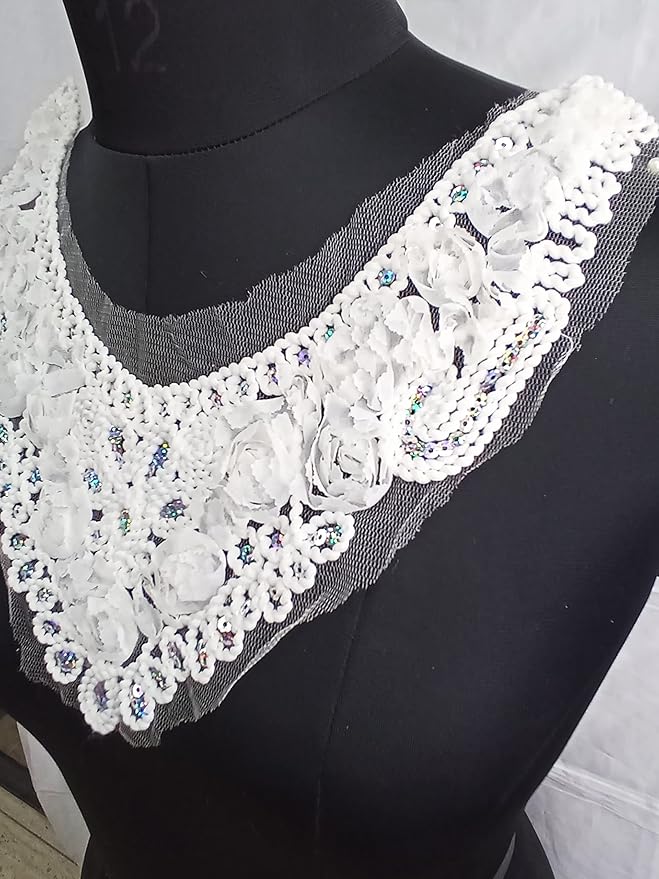 Colorful Sequins Neckline