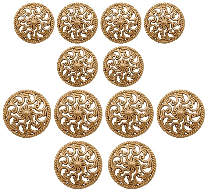 Antique Filigree Swirl Buttons