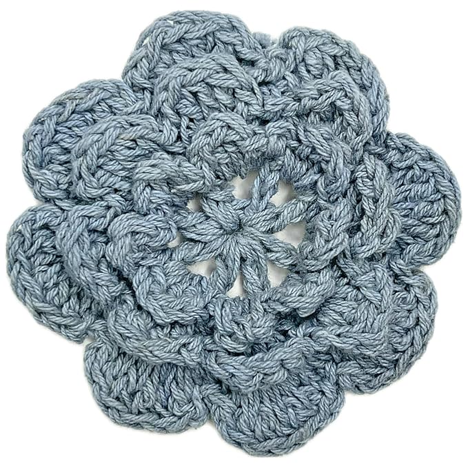 Crochet Flower Sew On Applique Patches