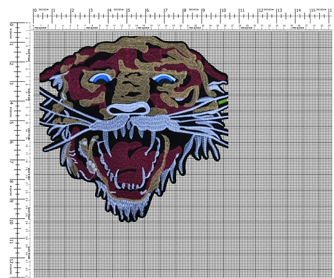 3D Tiger Sew Patch