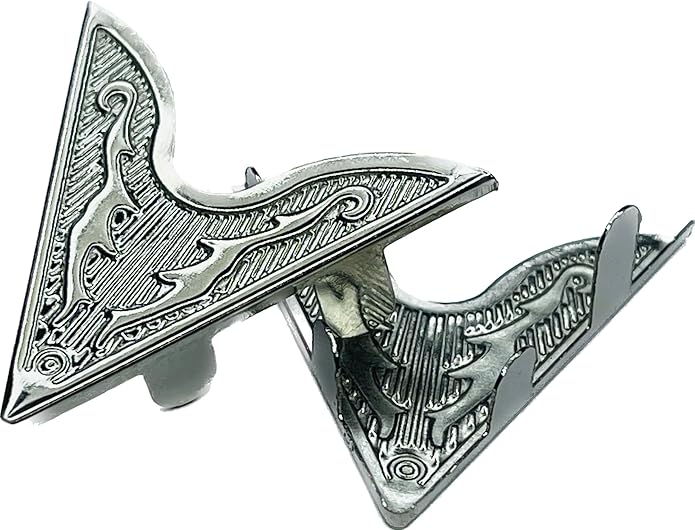 Silver Tribal Collar Tips