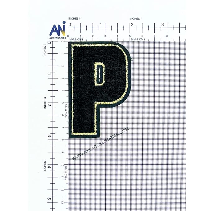 Letter D Hot fix Or Sew Patch