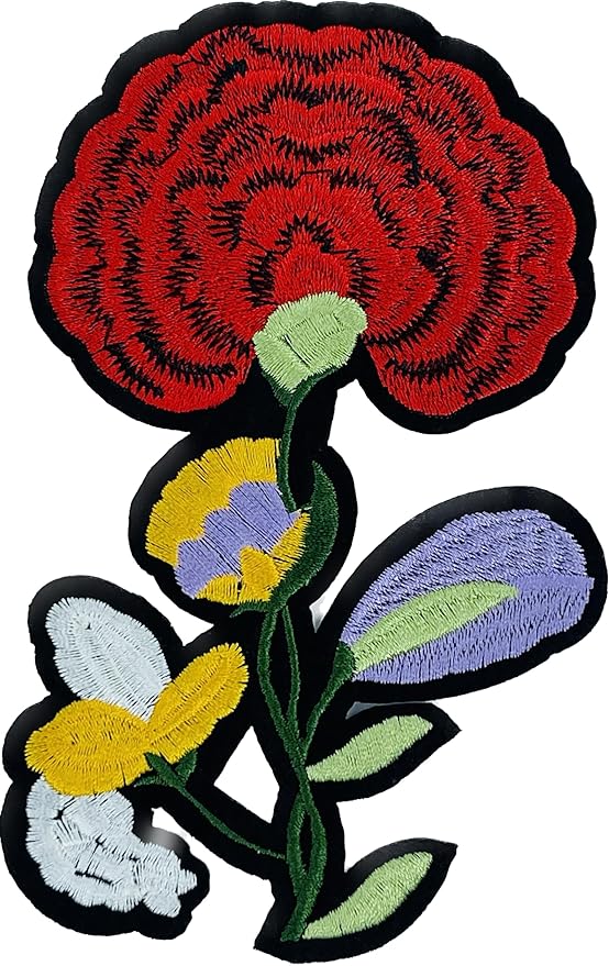 Unique Blossom Design Sew Patch