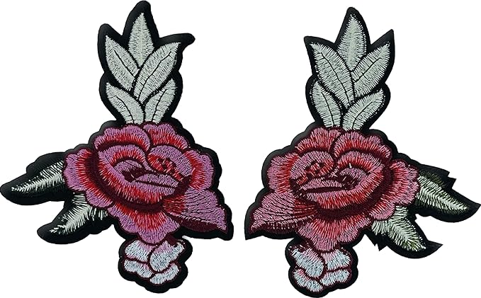 Pleasant Rose Design Patch