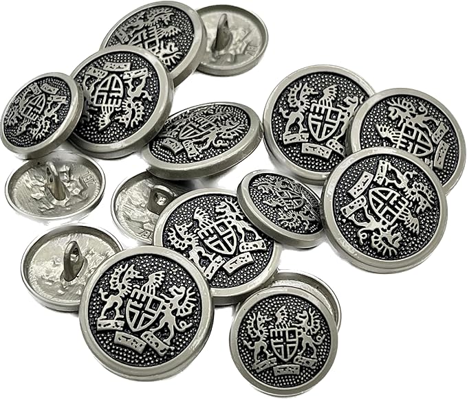 Imperial Icon Design Metal Buttons