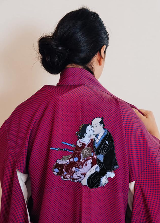 Samurai and Geisha Sew Patch