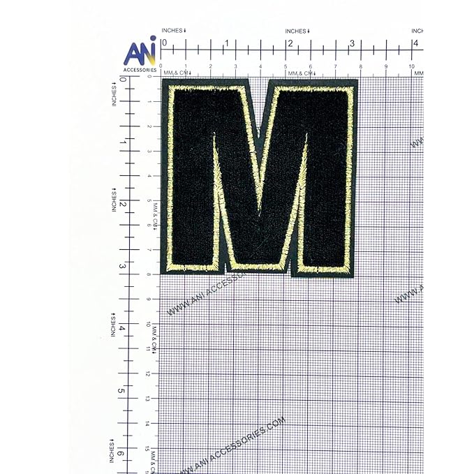 Letter Q Hot fix Or Sew Patch