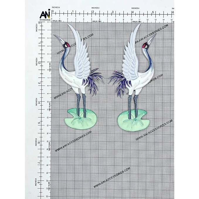 Winged Wonders Crane Pvc Patch