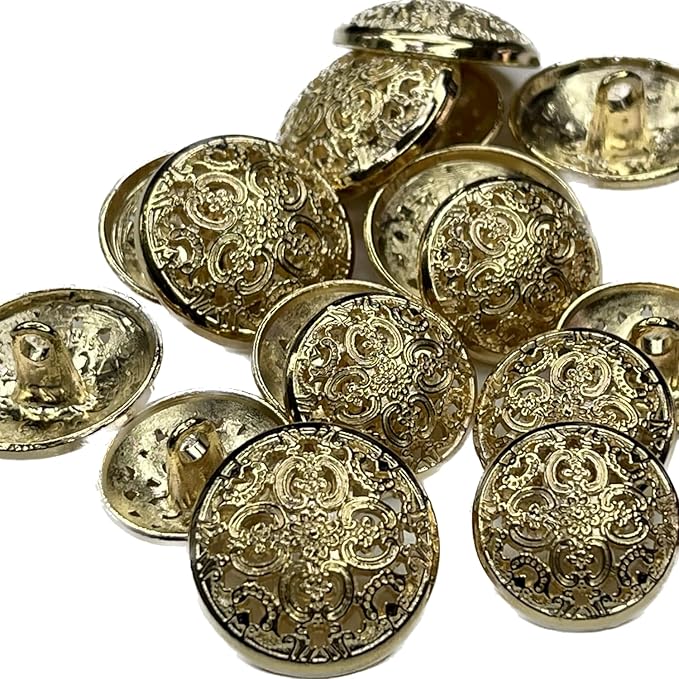 Petal Perfection Metal Buttons