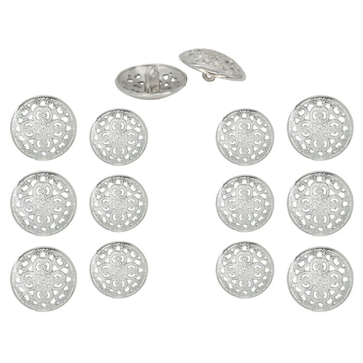 Cutwork Metal Button