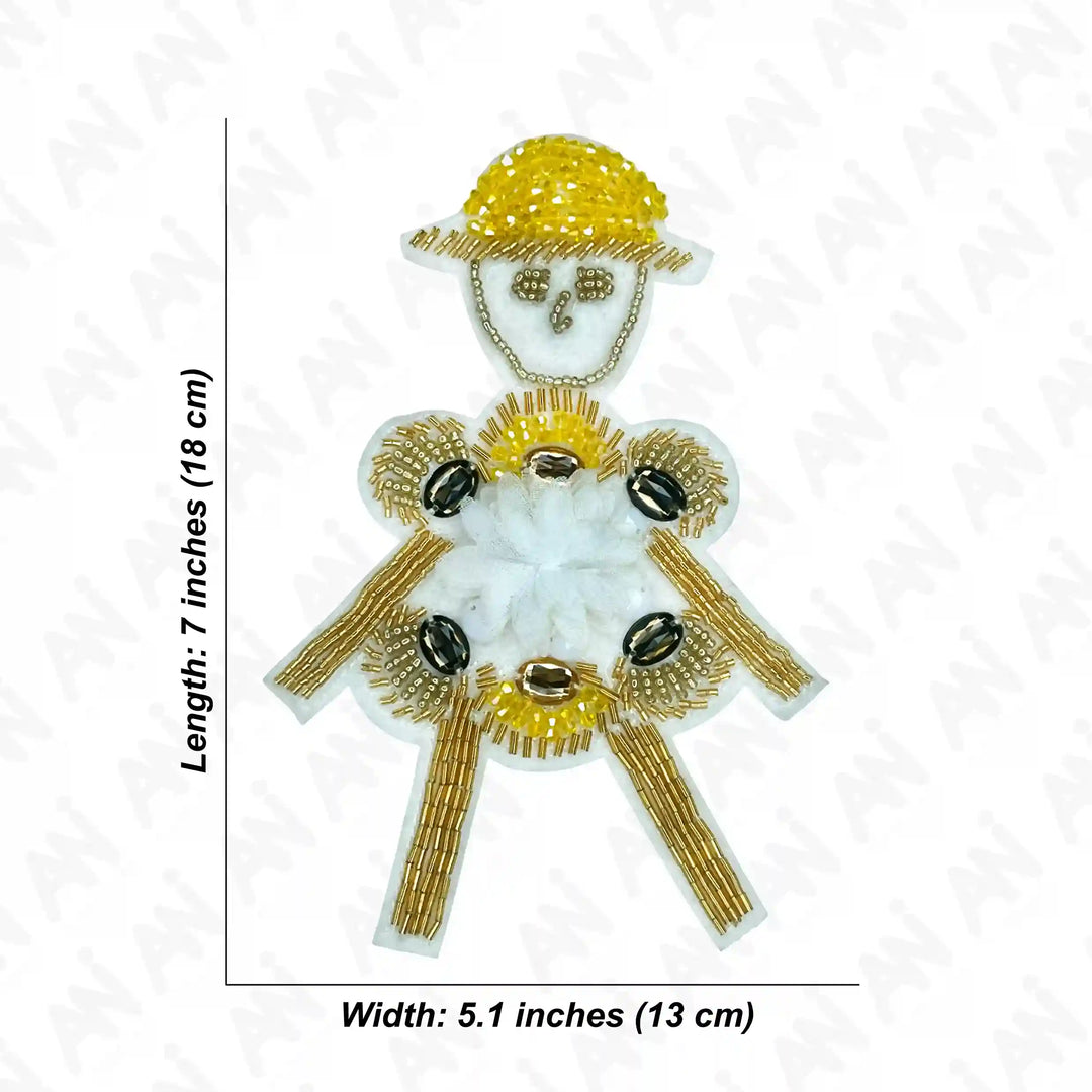Beaded Doll Patch