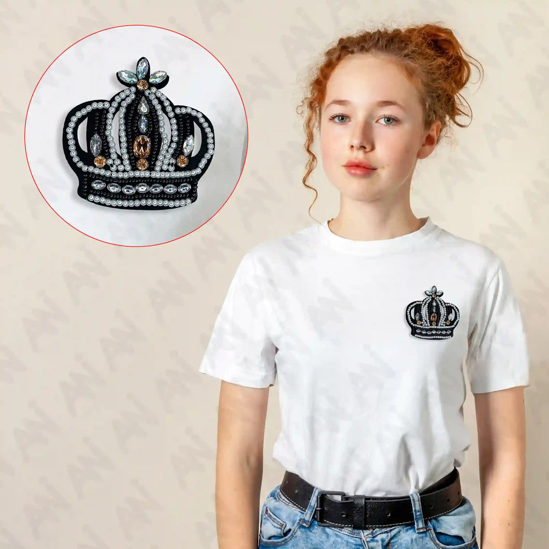 Crown Beads Style Patch