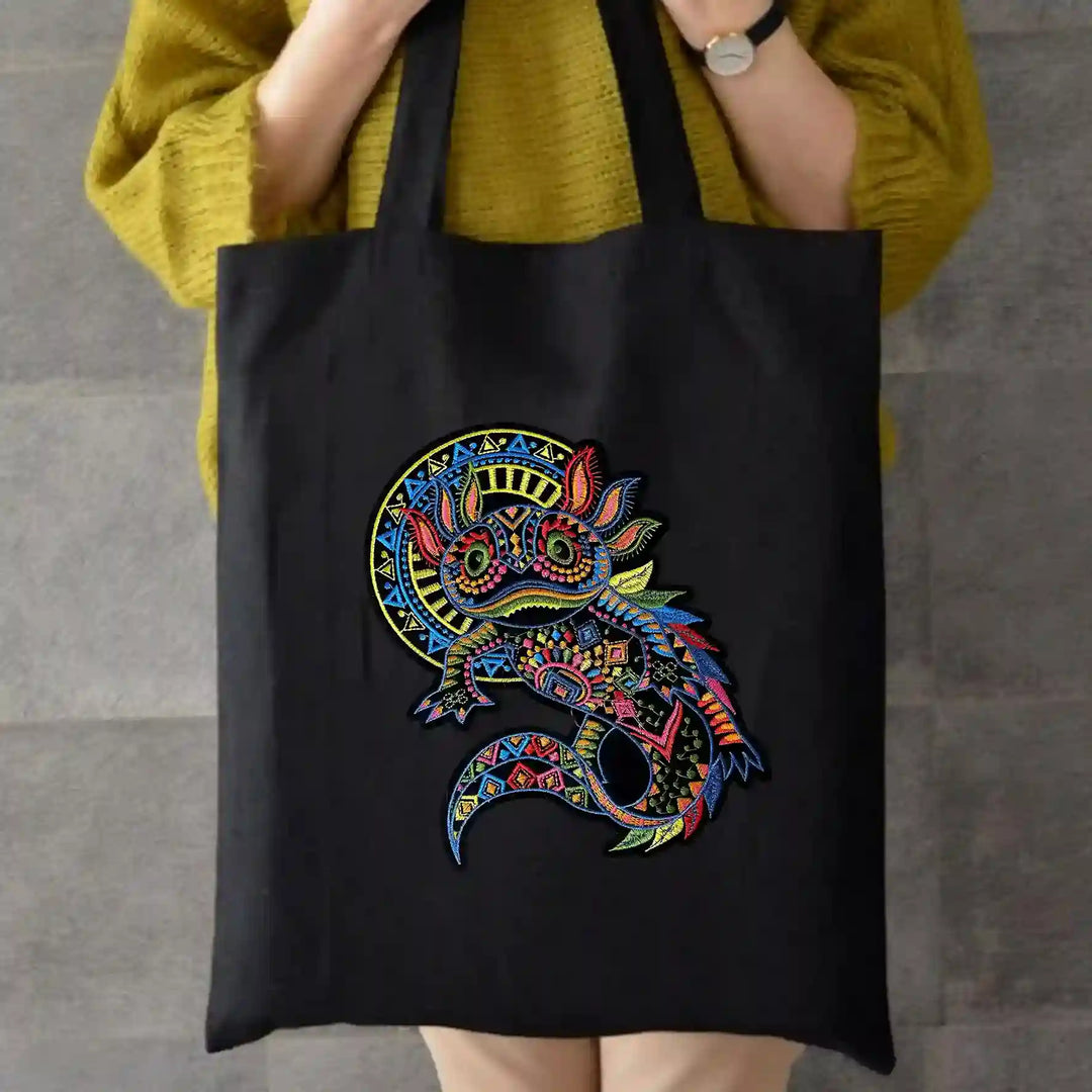 Mexican Folk Art Axolotl Design