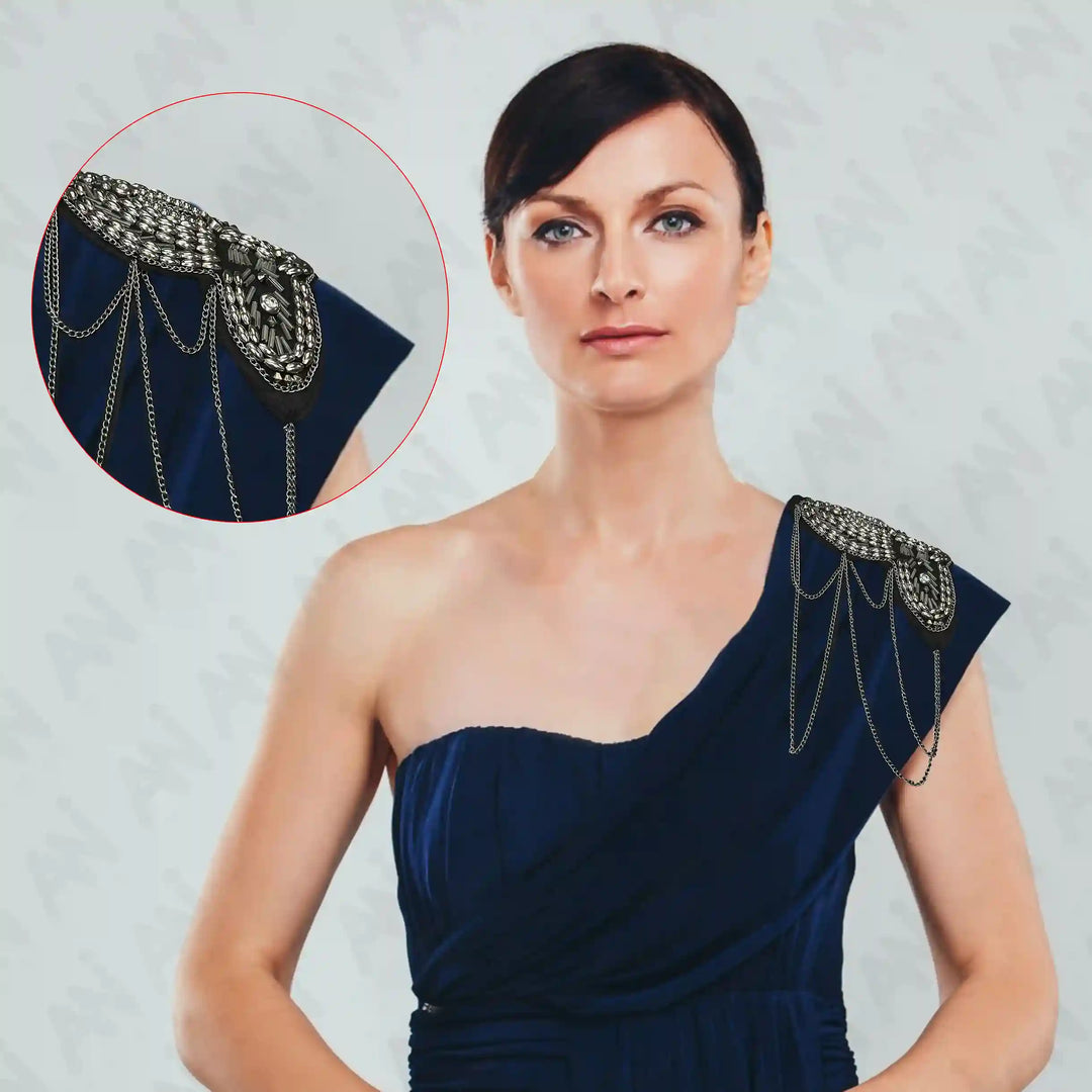Glamour Bow Style Shoulder Patch