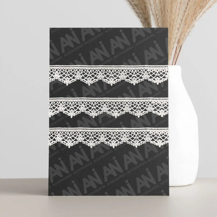 Classic ladder with Floral Brussels Sequence Lace | 2 Meter