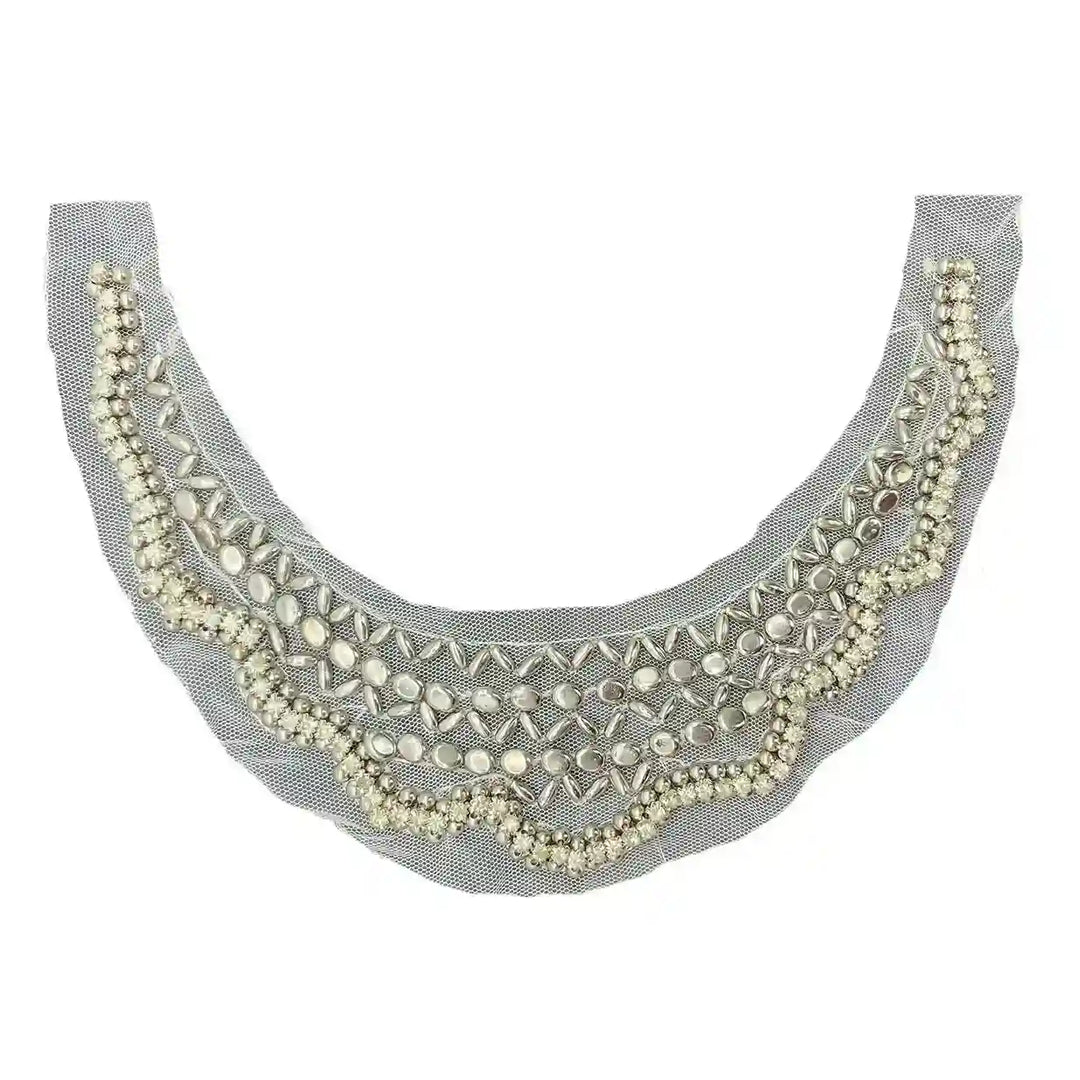 Elegant Art Deco Inspired Round Neckline