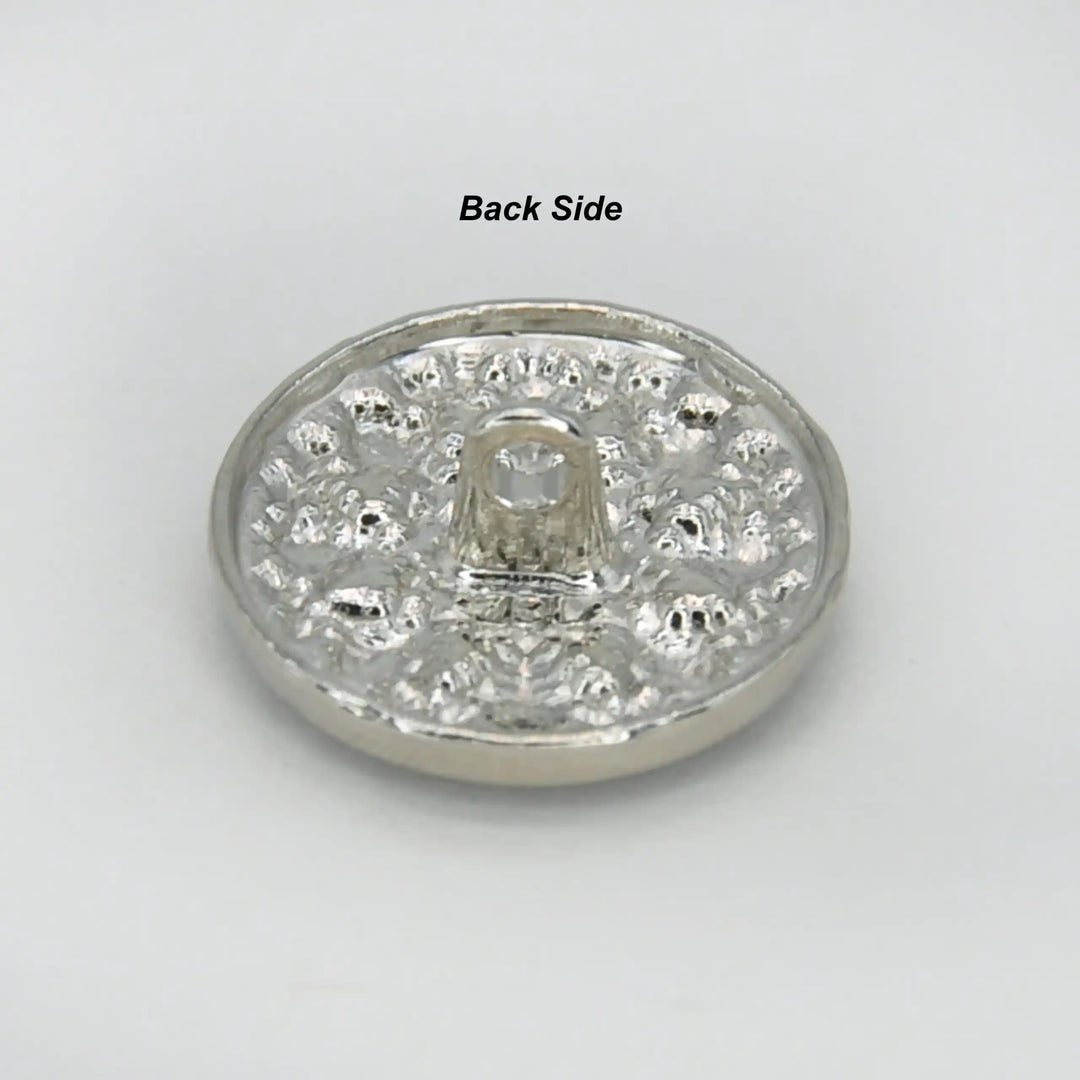 Royal Floral Metal Button | 21mm(34L) & 18mm(28L)