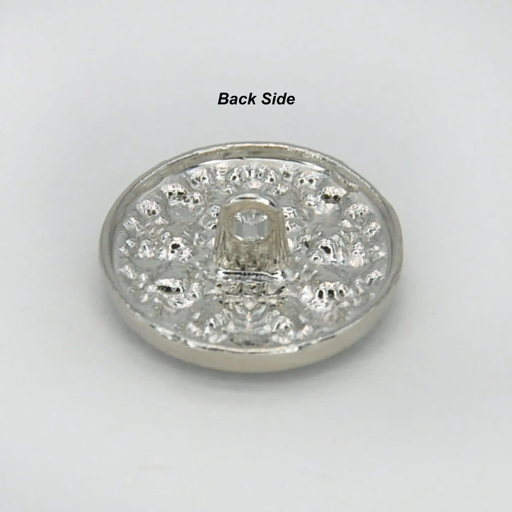 Royal Floral Metal Button | 21mm(34L) & 18mm(28L)