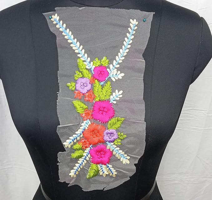 Colorful Blossom Beauty Neckline