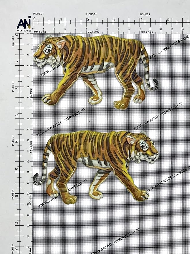 Walking Tiger Heat Transfer Pvc Patch