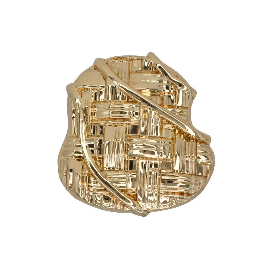 Basket Weave Style Metal Buttons | 20mm(32L) & 25mm(40L)