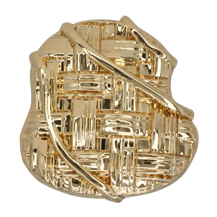 Basket Weave Style Metal Buttons | 20mm(32L) & 25mm(40L)