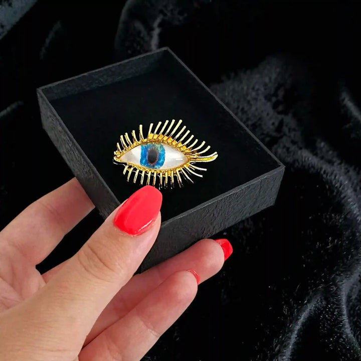 Radiant Eye Pin Brooch