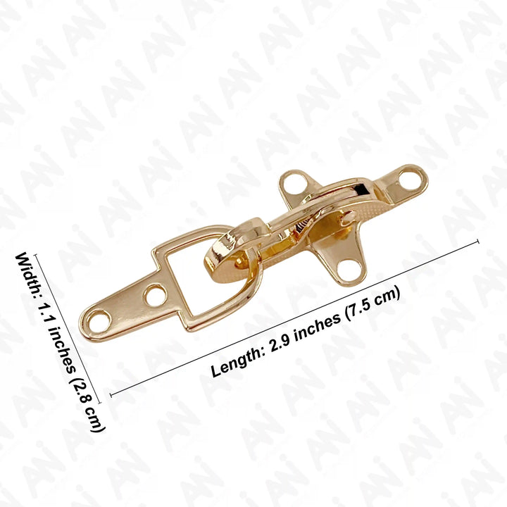 2 Part Shiny Gold Buckle